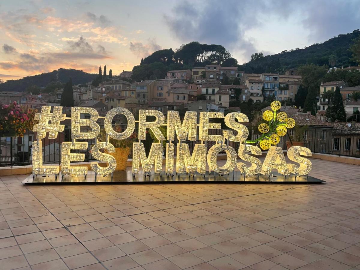 Appartement Pieds Dans L'Eau Vue Mer Bormes Les Mimosas Extérieur photo